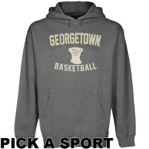 Georgetown Hoyas Legacy Pullover Hoodie   Gunmetal  Sports 