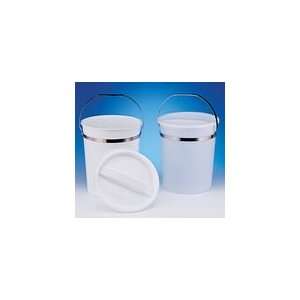  PAIL,LDPE,WITH/LID,WHITE,8 QUART