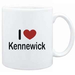  Mug White I LOVE Kennewick  Usa Cities Sports 