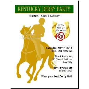 Kentucky Derby Party Invitation