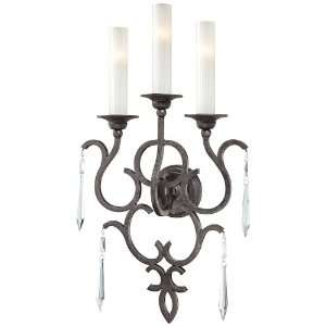  Metropolitan Sconce Collection Iron17 Wide Wall Sconce 