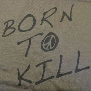  BT 08 Born To Kill Paintball T Shirt   Medium Sports 