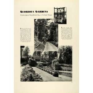   Landscape Architecture Gardens   Original Print Article Home