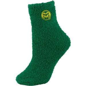  Colorado State Rams Ladies Green Cozy Socks Sports 