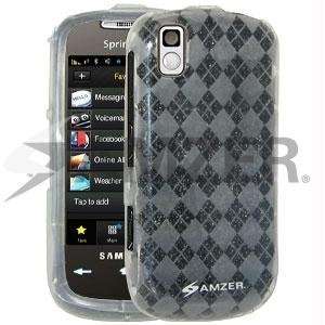  Amzer Luxe Argyle Skin Case   Clear Cell Phones 