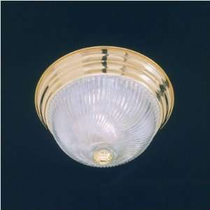  Thomas Lighting   SL8761 1   Clear Ribbed Flush Mount in 