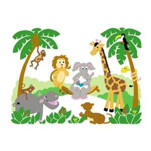  Small Jungle Story Paint By Number Wall Mural Everything 