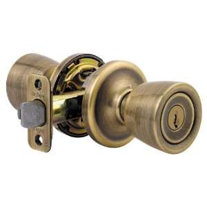  Kwikset 740A 5 Keyed Entry Antique Brass