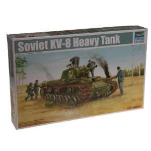  1/35 Soviet KV 8 Heavy Tank Toys & Games