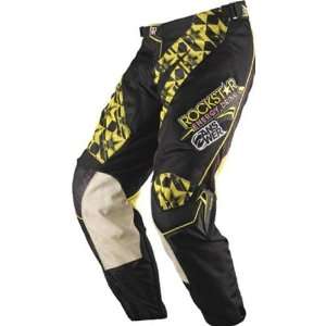  Answer Racing Ion Rockstar Pants Black/Yellow Vented 32 