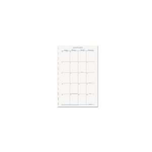  FranklinCovey® Botanica Monthly Calendar Refill Office 
