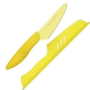  PK 2 serrated Fruit/citrus knife (yel.)