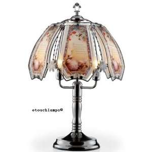  Hummingbird Touch Lamp 10 with Pewter Base