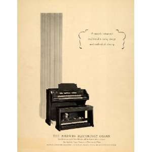  1948 Ad Baldwin Electronic Organ Hamilton Howard Pianos 