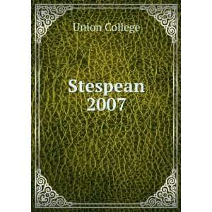 Stespean. 2007 Union College Books