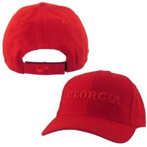 Twins Enterprise Georgia Bulldogs Red Sunburst Hat Sports 