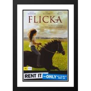  Flicka 20x26 Framed and Double Matted Movie Poster   Style 