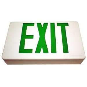  Damp Location Green LED Exit Sign 