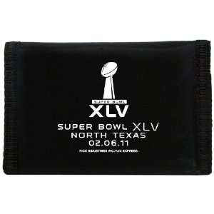 NFL Super Bowl XLV North Texas 2011 Nylon Trifold Wallet  