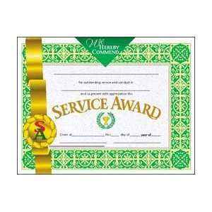   Recognition of Service  Set of 30 8.5 X 11 Certificates Toys