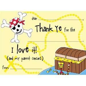  Pirates At Play Fill In Thank You Cards 