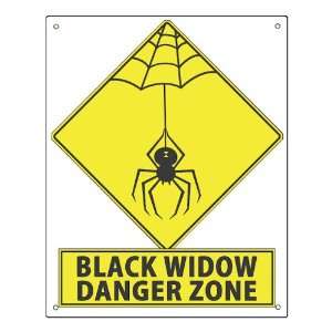  Black Widow Spider Sign for spider tank / mancave retro 