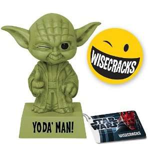  Yoda Yoda Man   Star Wars   Wacky Wisecracks Bobble 