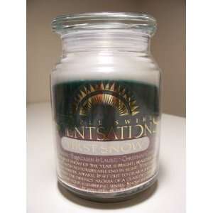  Scentsations First Snow Triple Swirl Scented Candle