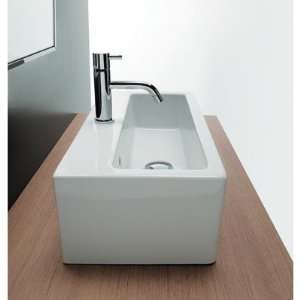 Bissonnet 20140 ST Area Boutique Ice Rectangle Ceramic Bathroom Sink 