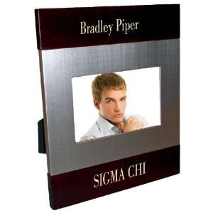  Sigma Chi Brush Silver Frame 