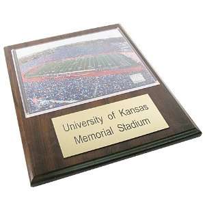  KU Kansas Football Stadium Shot 12x15 Plaque Sports 
