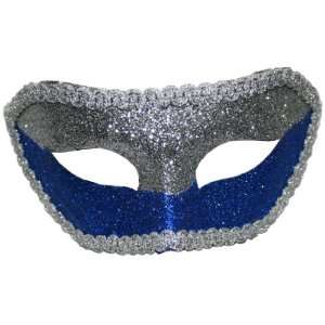  Mystic Blue & Silver Venetian Masquerade Halloween Mask 