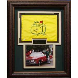   Masters 2004 Flag Framed Displ   Golf Flags Banners