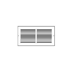  AMERICAN METAL PRODUCTS 372W24X12 WH RETURN AIR GRILLE 