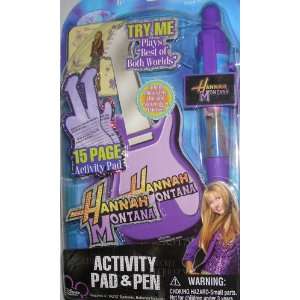  Hannah Montana Singing Pen & Activity Notepad (The Best 