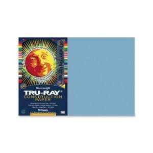  Tru Ray Construction Paper   Sky Blue   PAC103048 Arts 