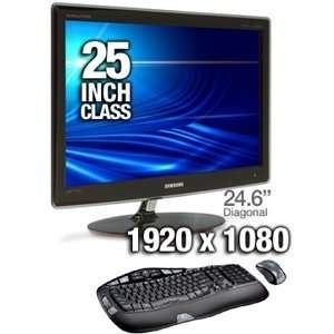  Samsung P2570HD 25 Class LCD Monitor Bundle Electronics