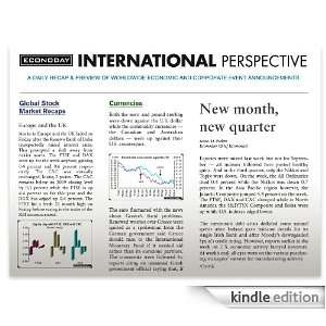  International Economic Perspective Kindle Store Econoday