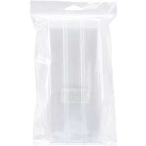  Clear Tall Square 8 Inch Craft Tube, 3 Pack