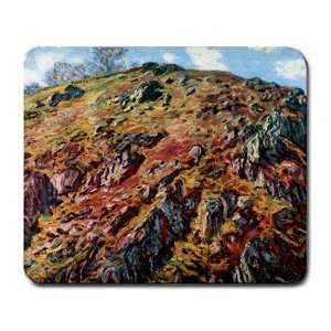  The Boulder By Claude Monet Mouse Pad