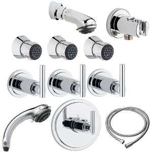 Grohe ATRIOPOWERSYSTEMKITCHROME Shower Systems   Thermostatic Systems 