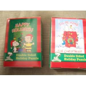  Peanuts Double Sided Holiday Puzzle (Ill Be Home for 