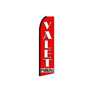  Valet Parking Feather Banner Flag (11.5 x 3 Feet) Patio 