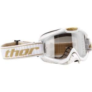  Thor Ally Motocross Goggles White/Gold One Size Fits All 
