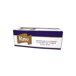 Rave Light King Size Cigarette Tubes (5 Boxes) 200 Tubes Per Box