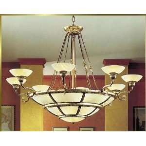 Neoclassical Chandelier, POS 1999 14, 14 lights, Antique 