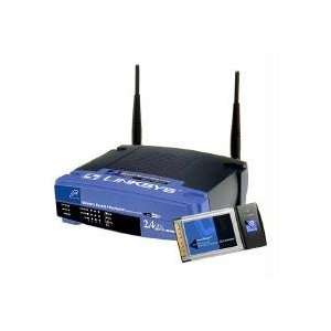    Wireless b Network Kitrouter + Notebook Adapter Electronics
