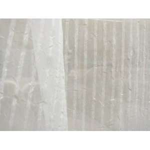  Kasmir Astro Stripe White Sheer Fabric Arts, Crafts 