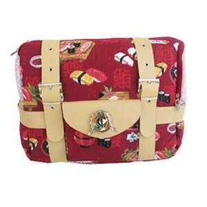  Doggie Bag to Go Pet Carrier   Red Sushi  Size SMALL Pet 