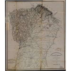  1825 Map South Carolina, Anderson Co.